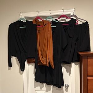 5 Banana Republic pieces (3 tops, 1 dress and 1 skirt)